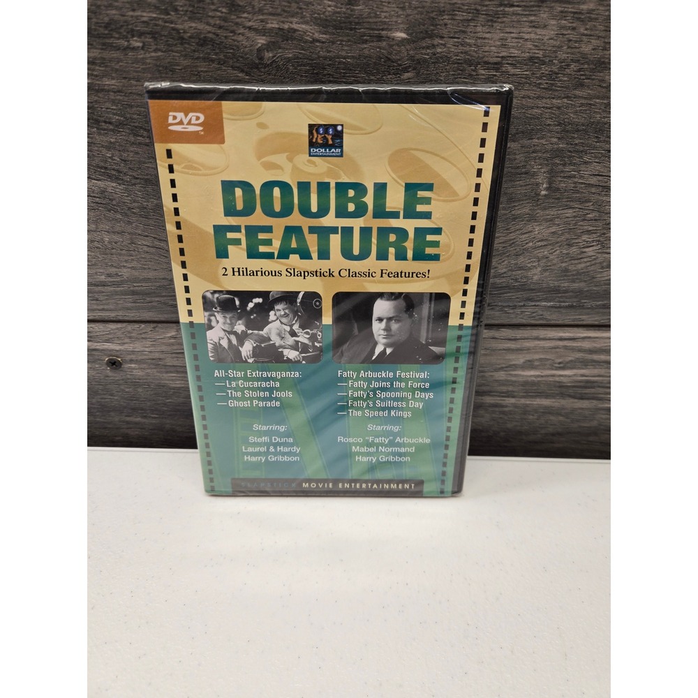 Double Feature DVD Laurel Hardy Fatty Arbuckle Slapstick Comedy Classic Movies